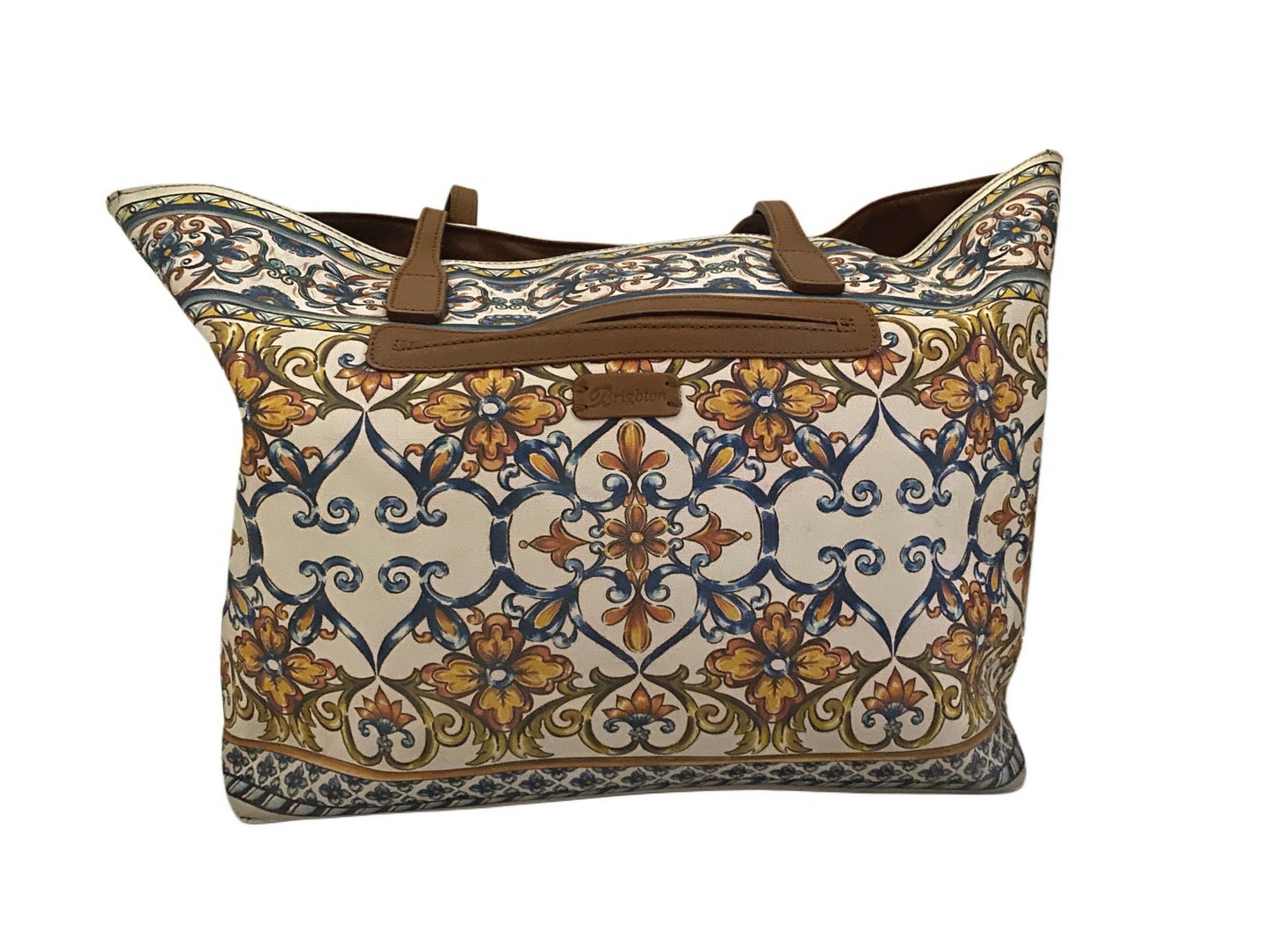 Brighton Bella Luca Coated Canvas Tote