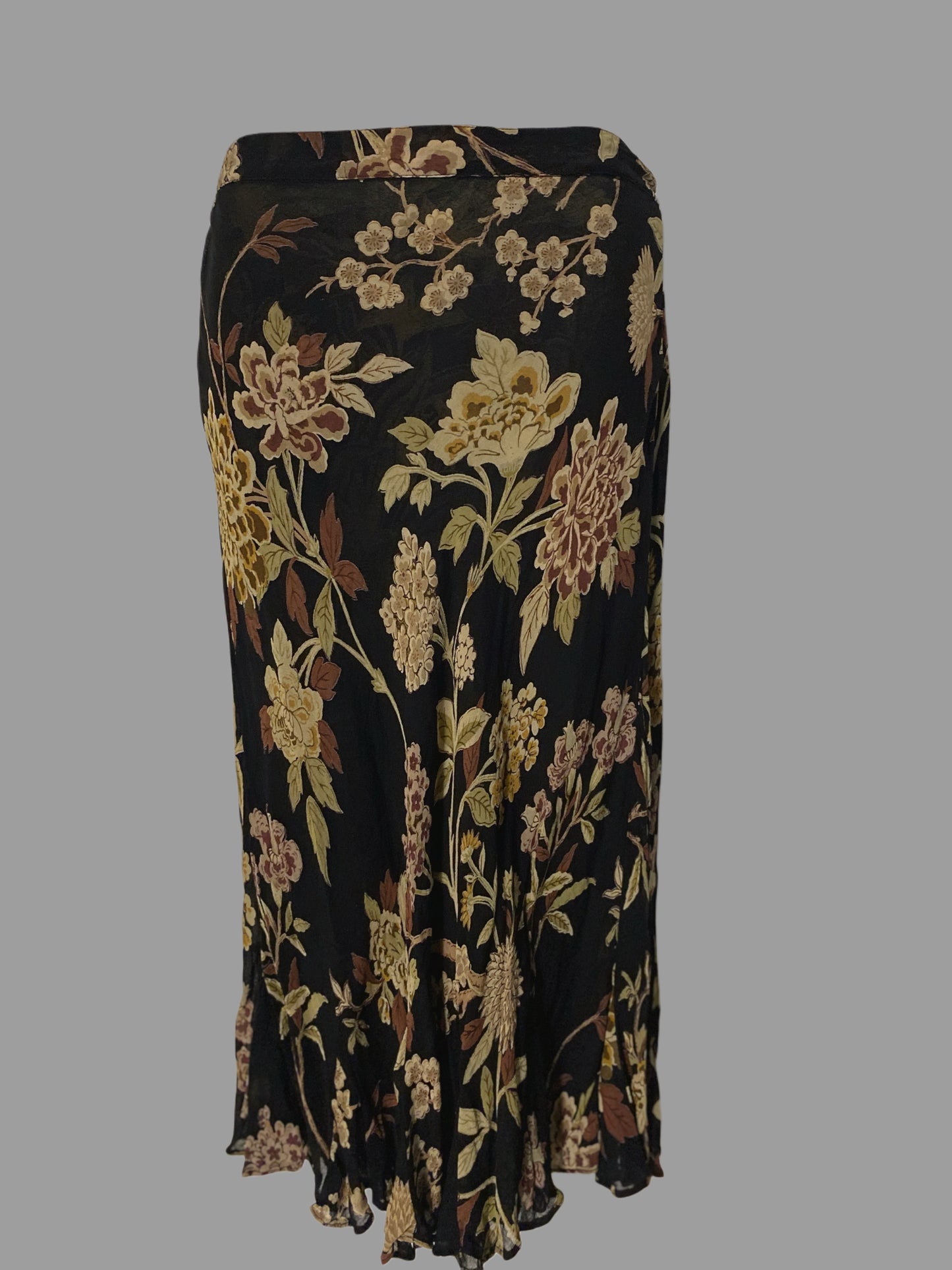 Eclectic Reversible Floral Midi Skirt (2 in 1)