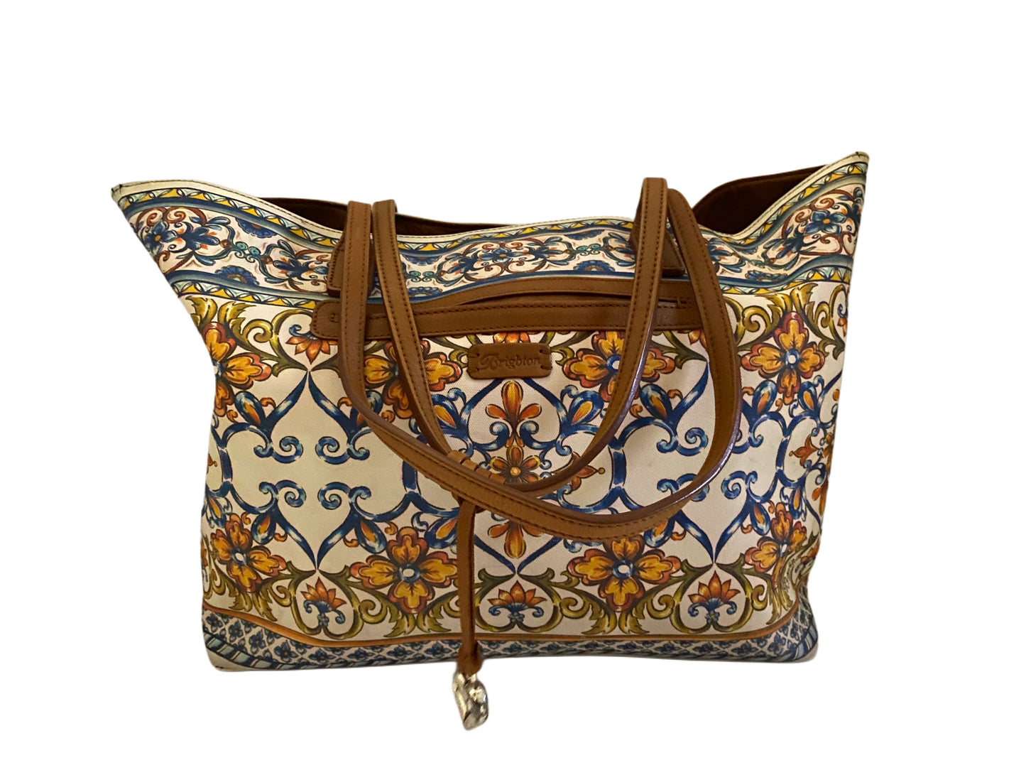 Brighton Bella Luca Coated Canvas Tote