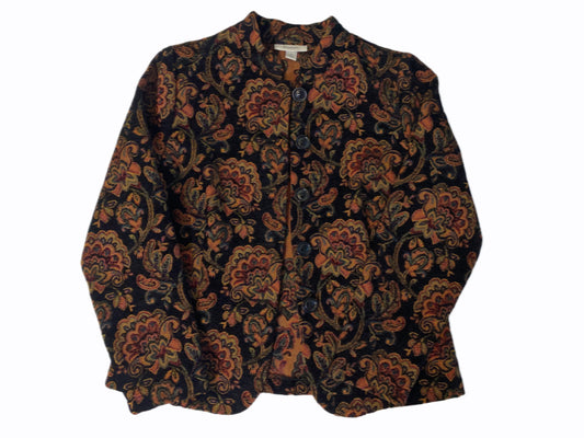 Boho Floral Paisley Vintage Jacket