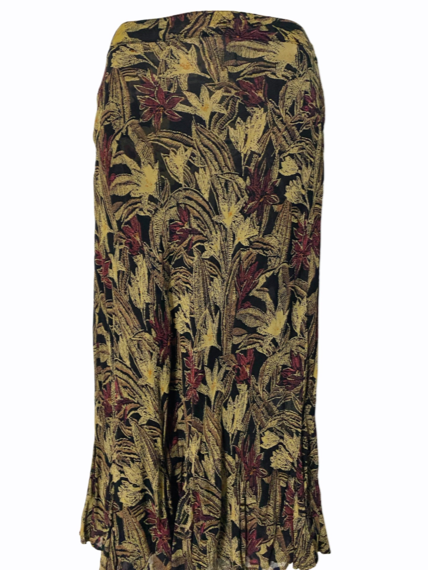Eclectic Reversible Floral Midi Skirt (2 in 1)
